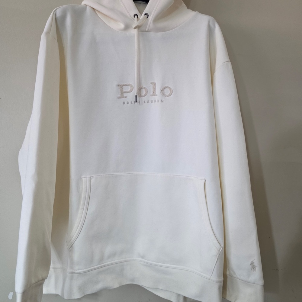 Ralph Lauren White Hoodie